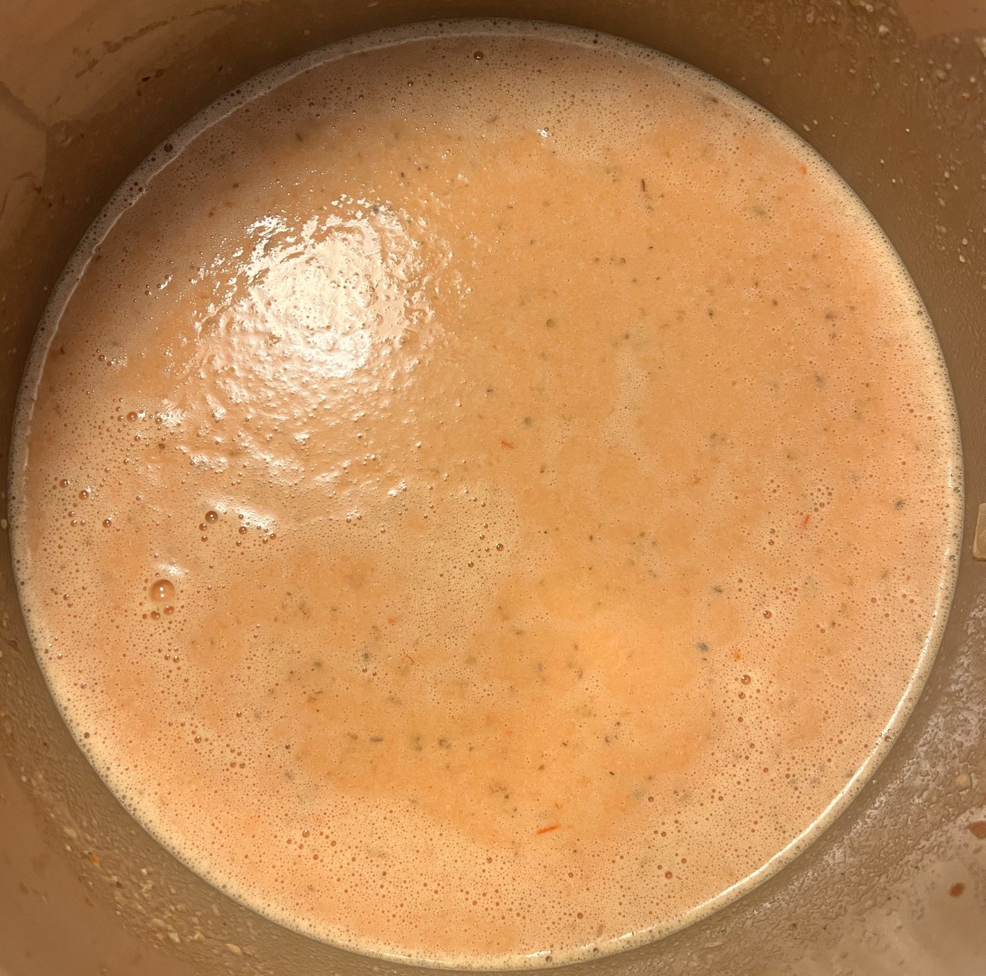 blended soup